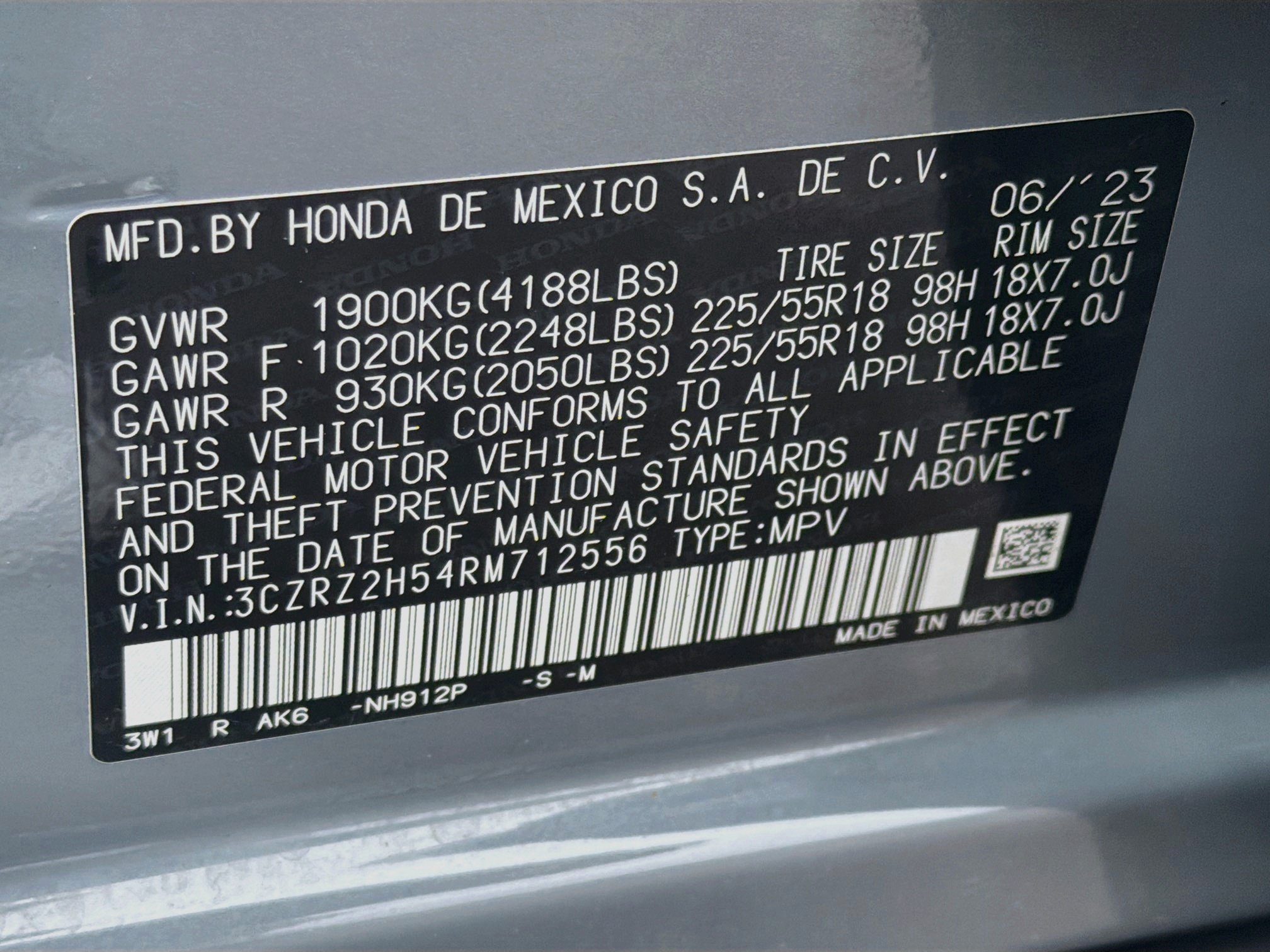 Used 2024 Honda HR-V Sport image 12