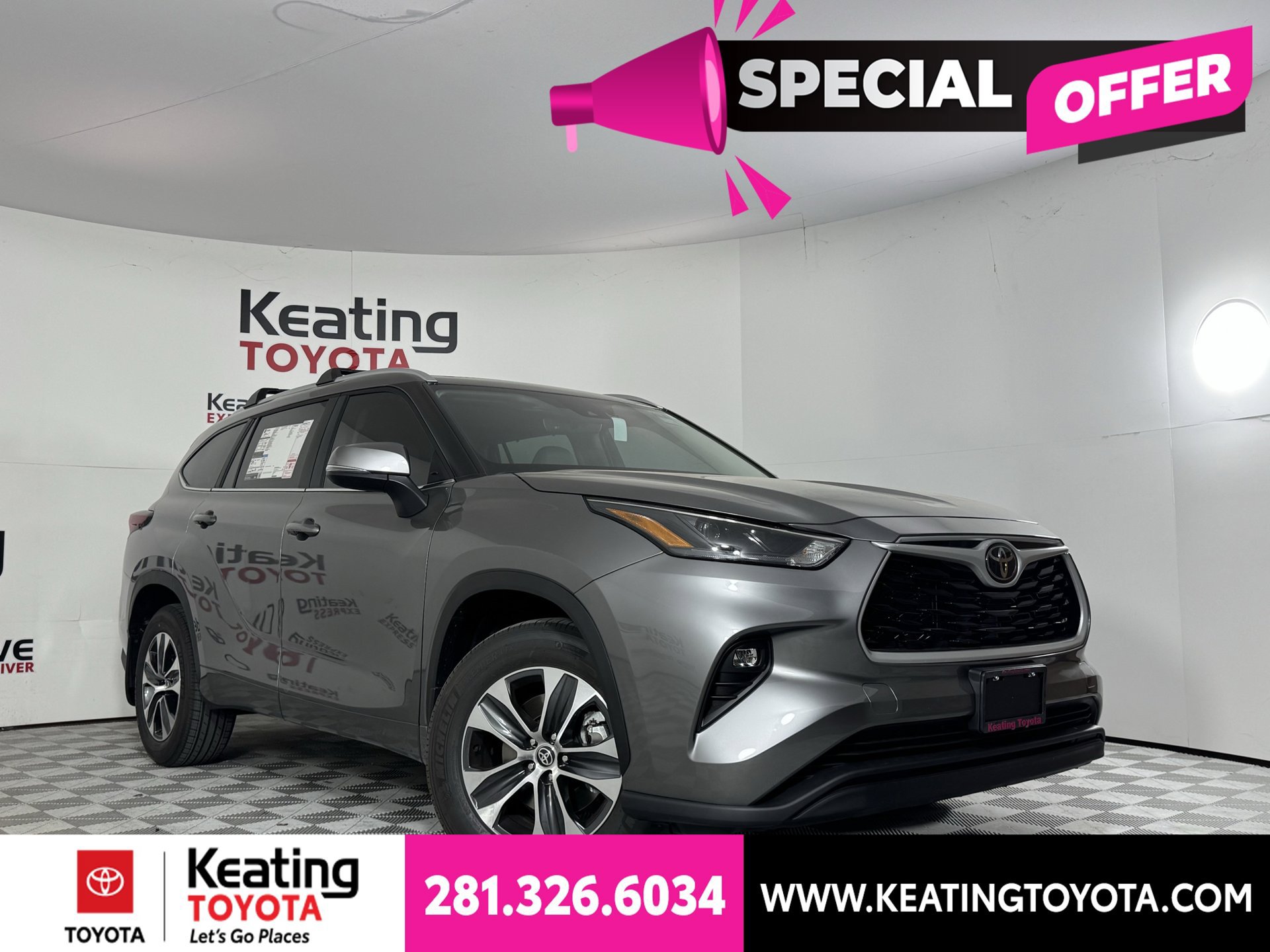New 2026 Toyota Highlander XLE AWD/4WD 360° Tour