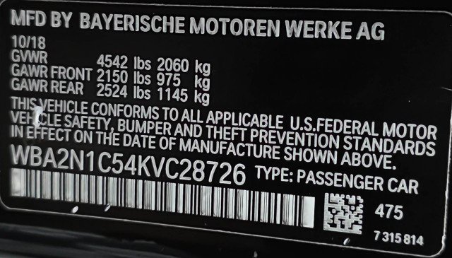Used 2019 BMW M240i Convertible w/ Premium Package RWD image 40