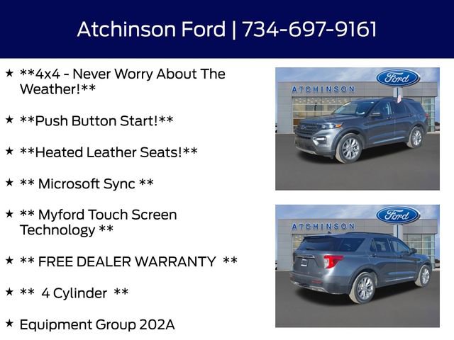 Certified 2023 Ford Explorer XLT w/ Equipment Group 202A image 8