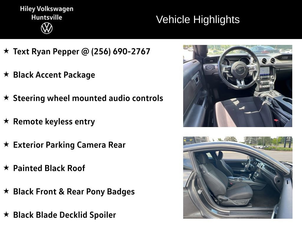 Used 2020 Ford Mustang Coupe w/ Equipment Group 101A RWD image 6