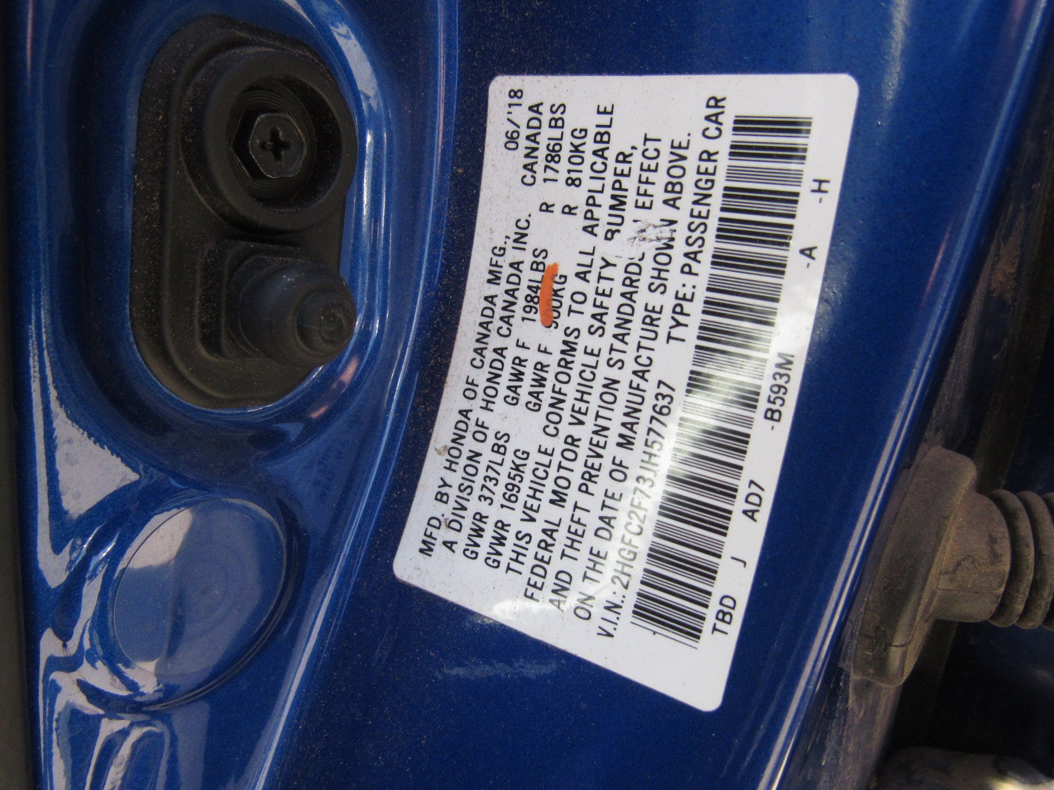 Used 2018 Honda Civic EX image 6