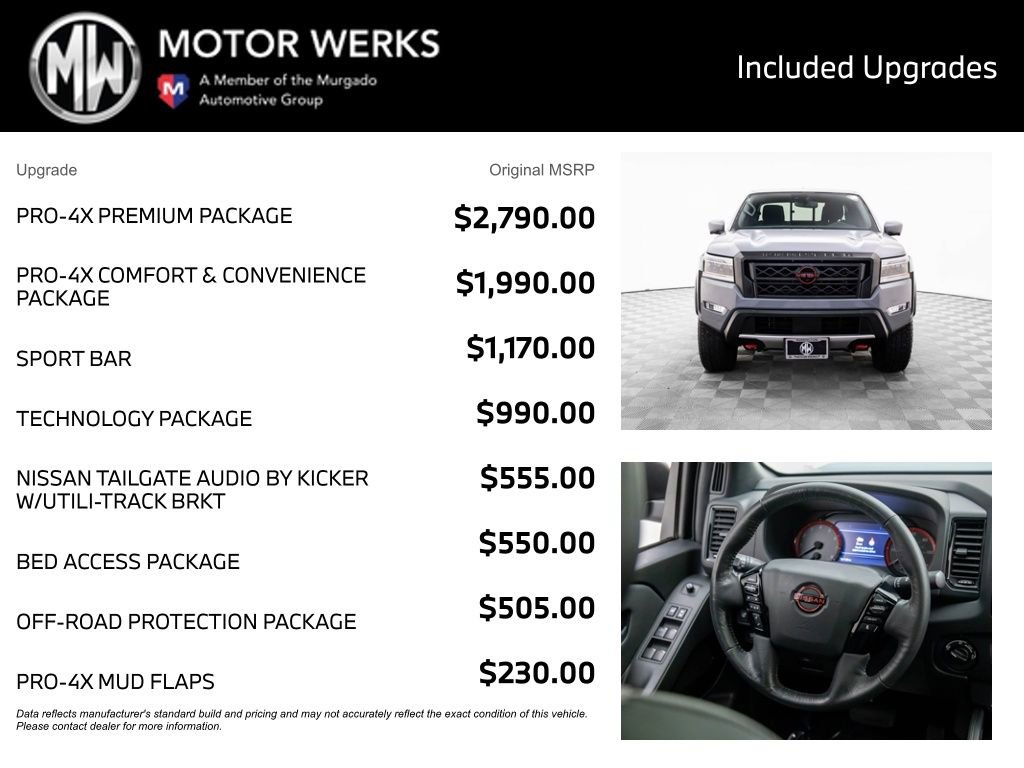 Used 2022 Nissan Frontier PRO-4X w/ Pro-4X Premium Package image 4