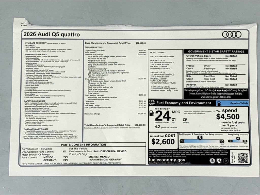 Used 2026 Audi Q5 Premium Plus AWD/4WD image 9