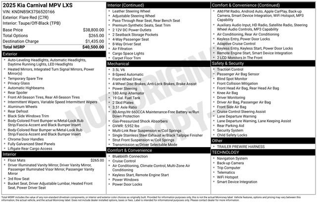 Used 2025 Kia Carnival FWD image 21