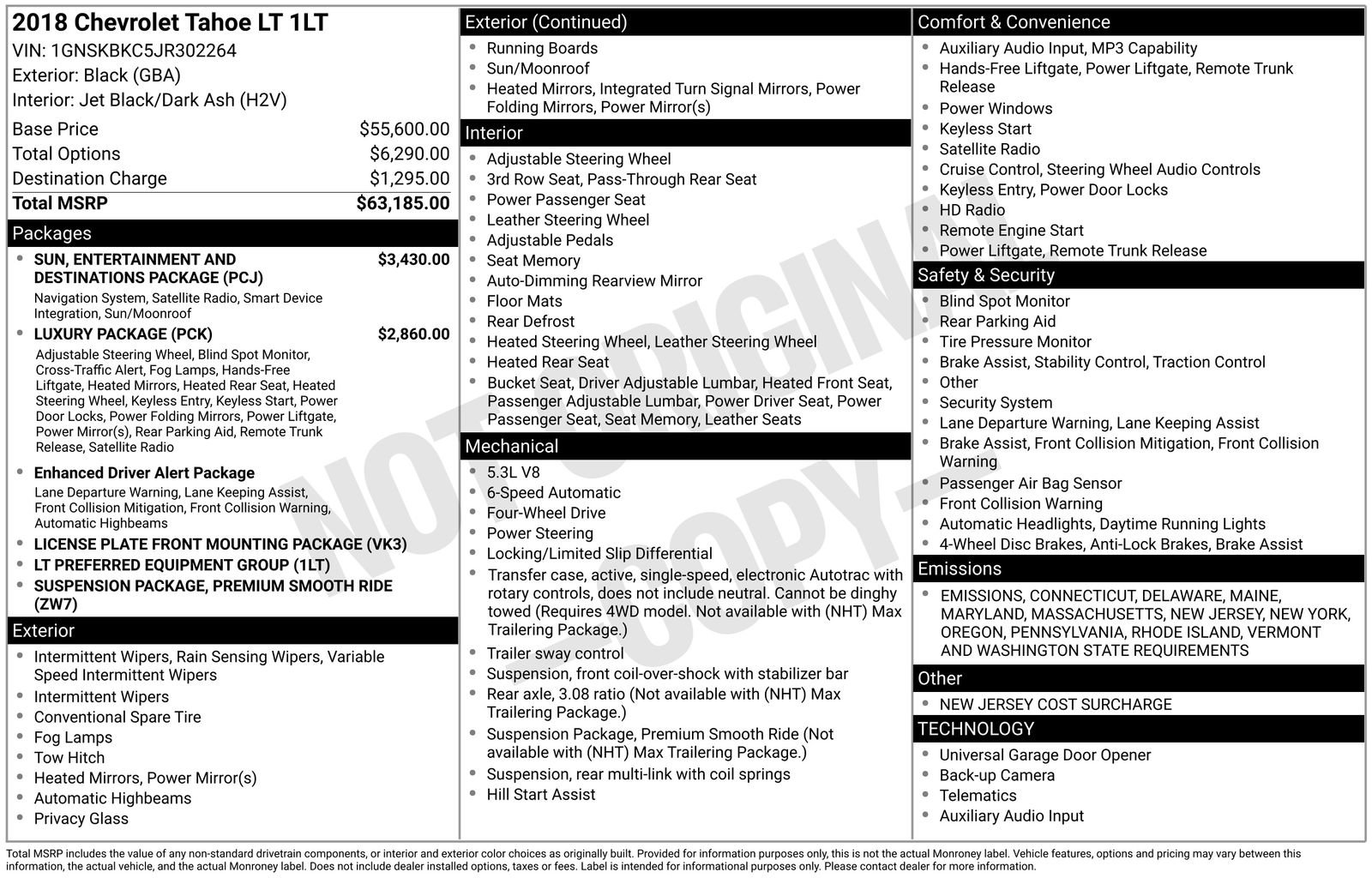 Used 2018 Chevrolet Tahoe LT image 3