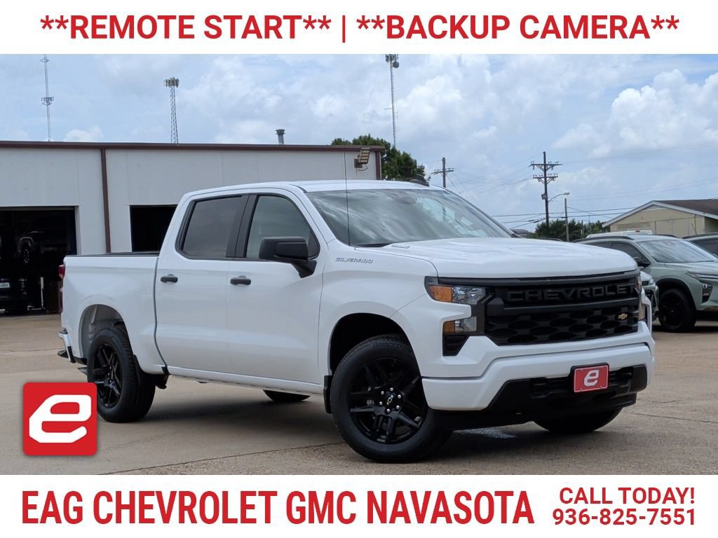 New 2026 Chevrolet Silverado 1500 Custom w/ LPO, Dark Essentials Package RWD image 1