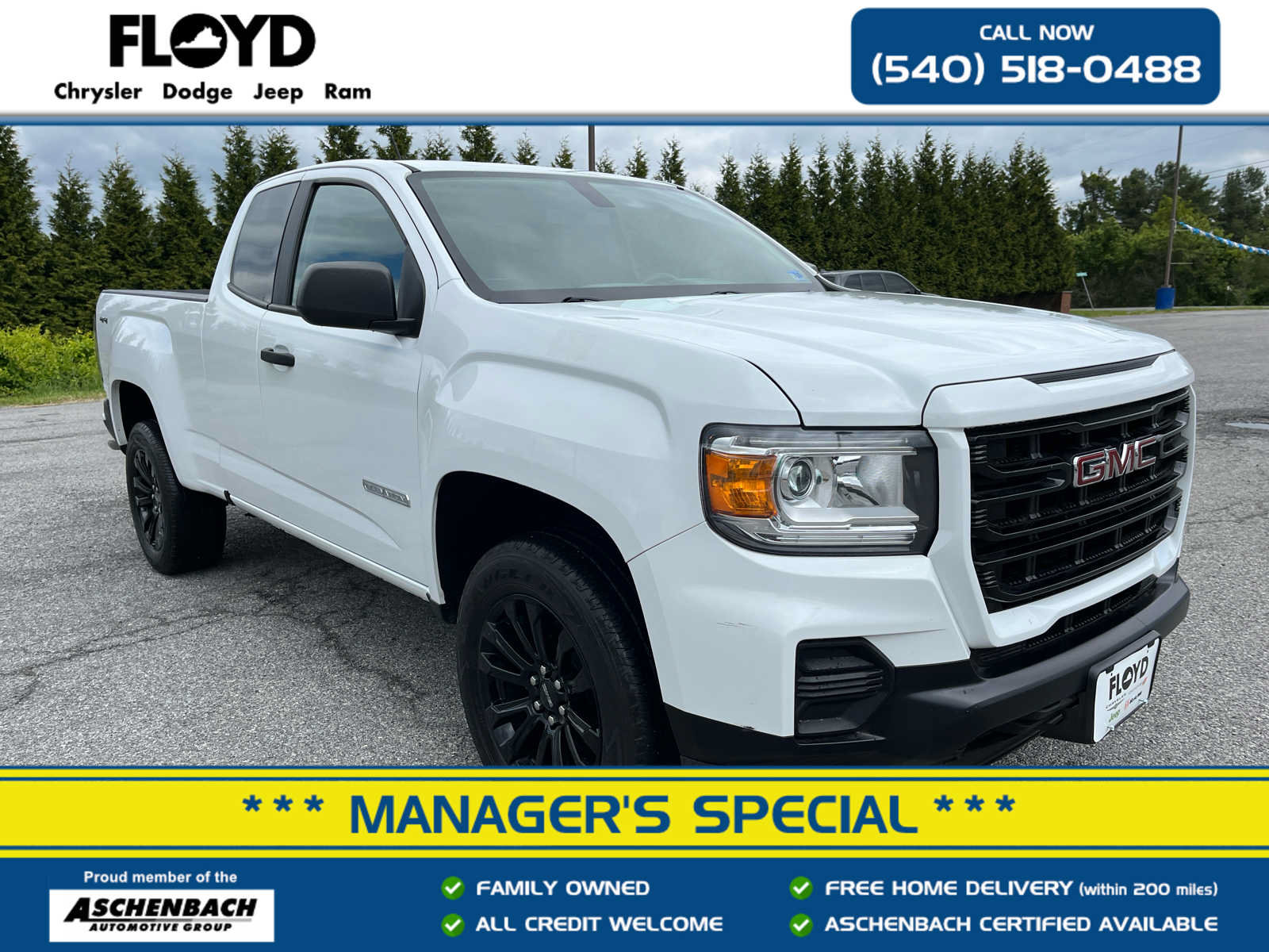 Used 2022 GMC Canyon Elevation Standard