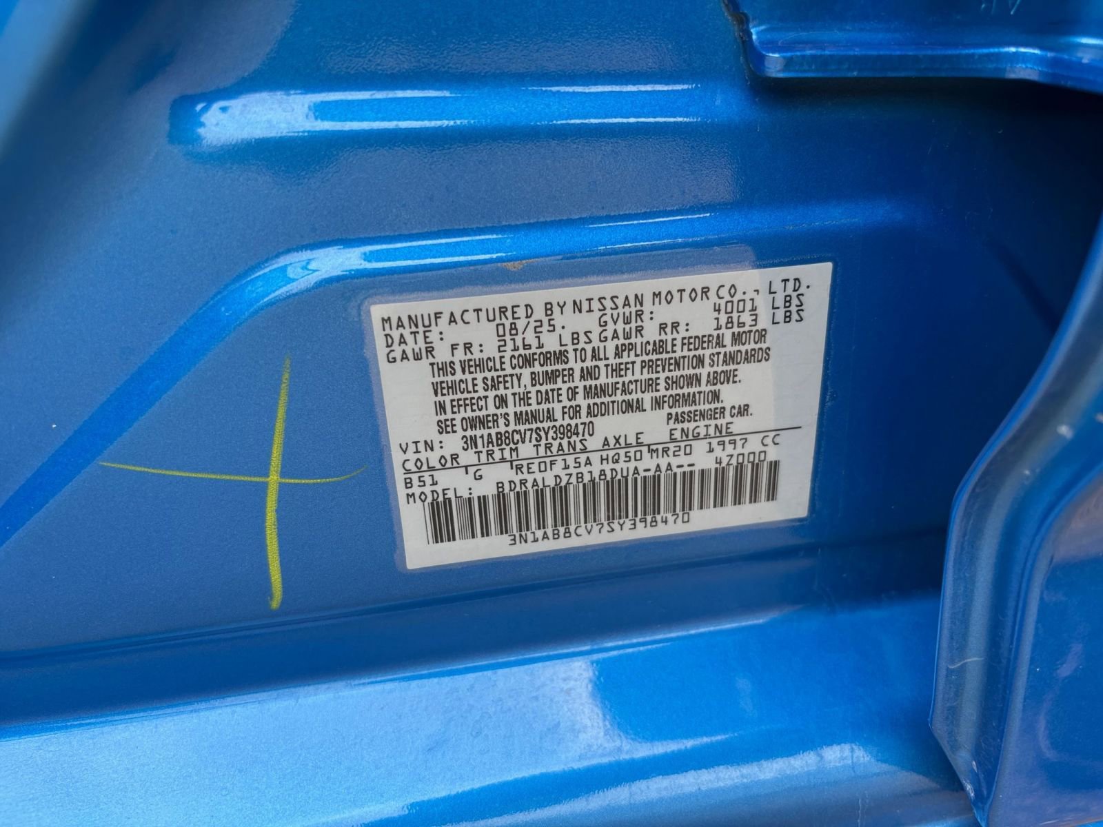 Used 2025 Nissan Sentra SV FWD image 27