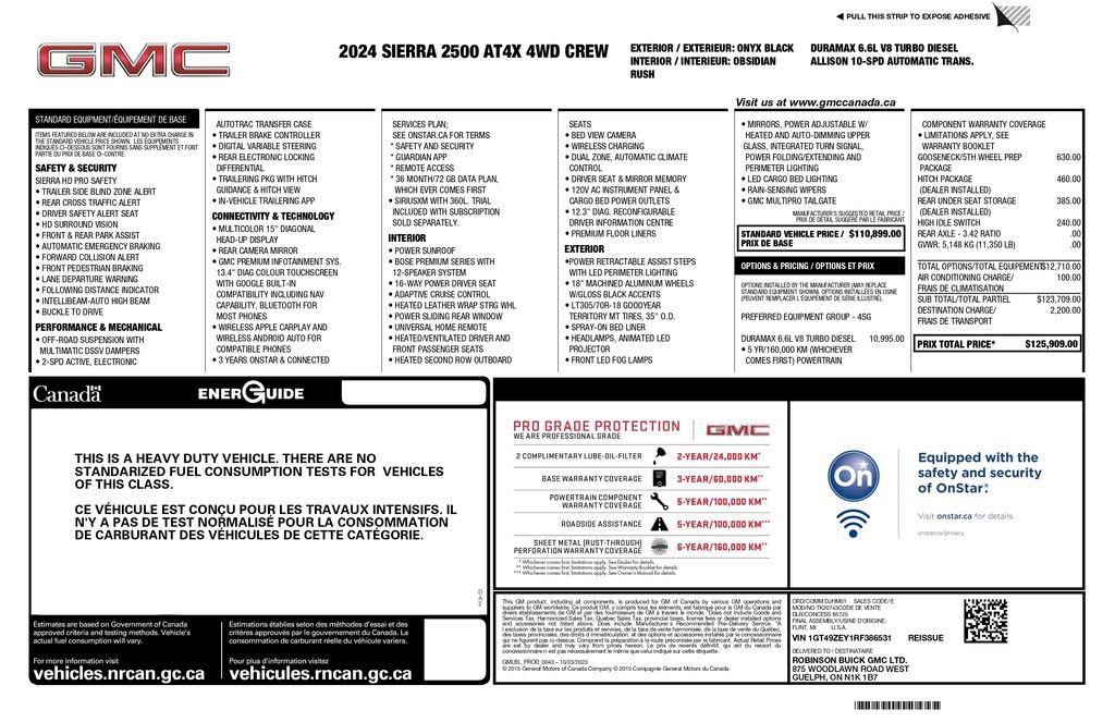 Used 2024 GMC Sierra 2500 AT4X video 3