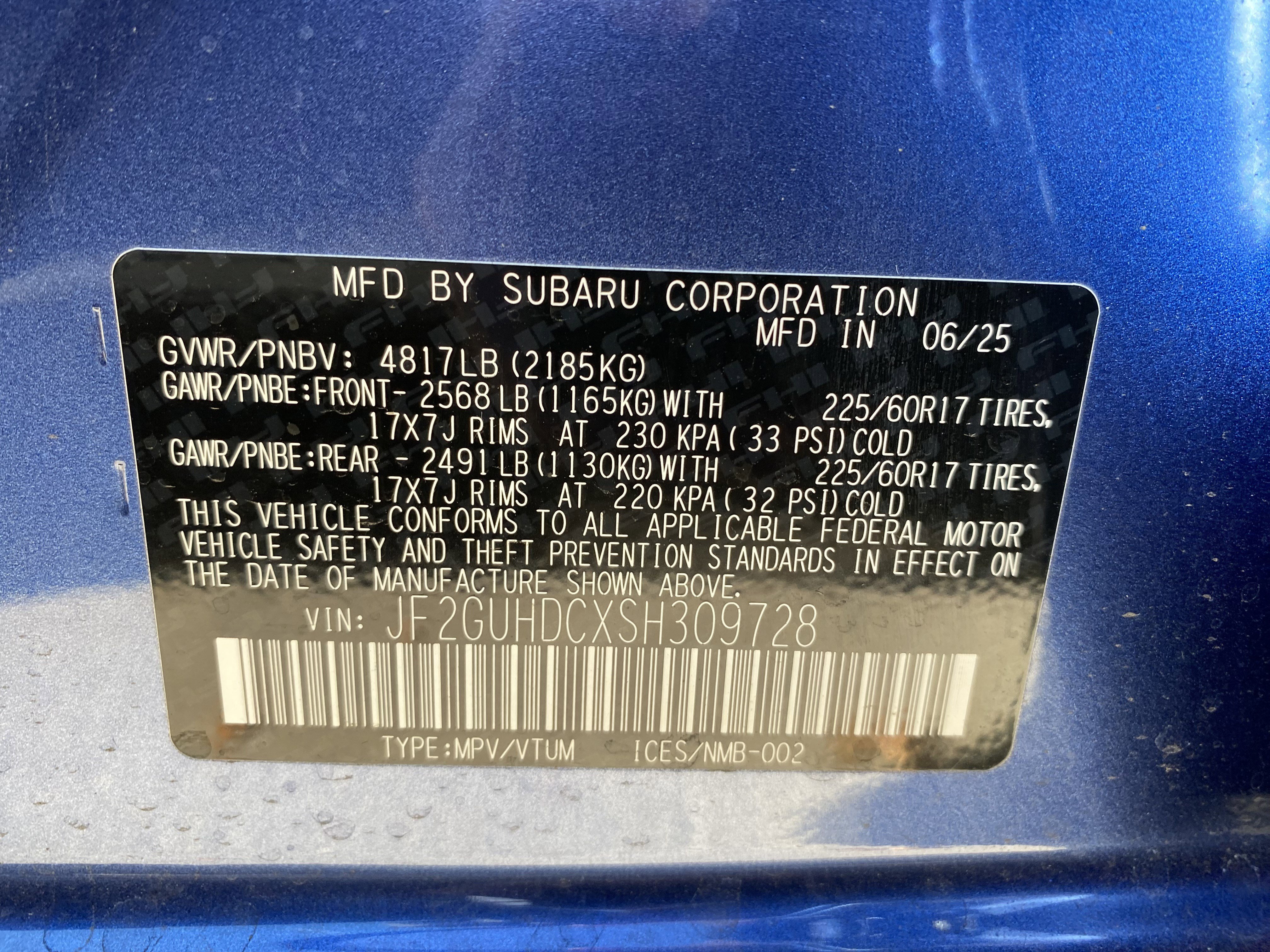 New 2025 Subaru Crosstrek 2.5i Premium image 27