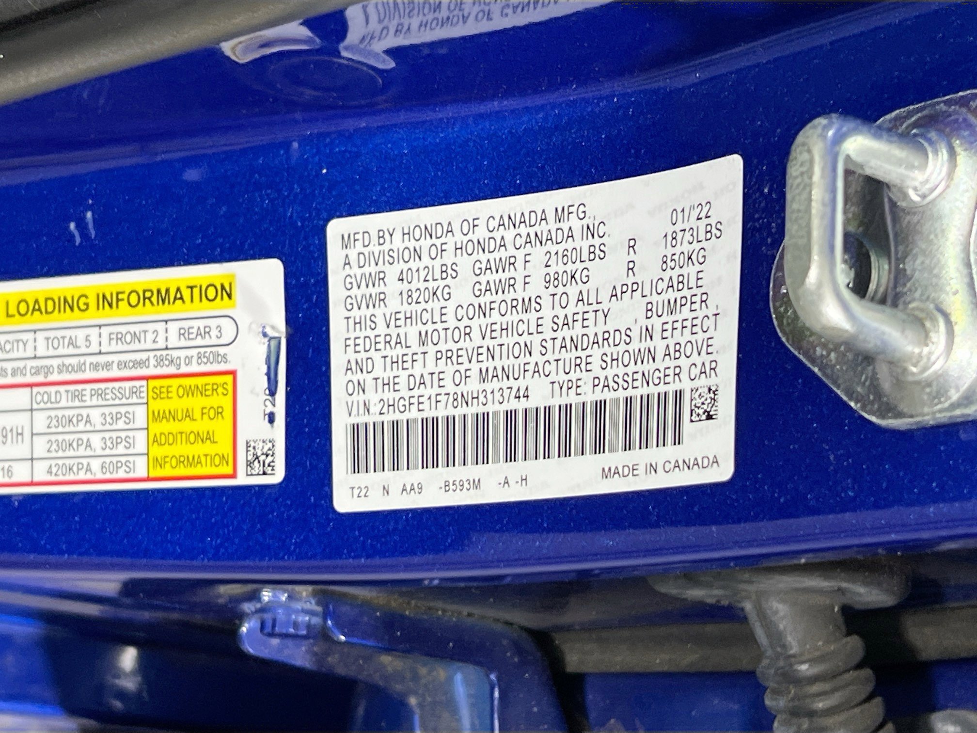 Used 2022 Honda Civic EX image 30