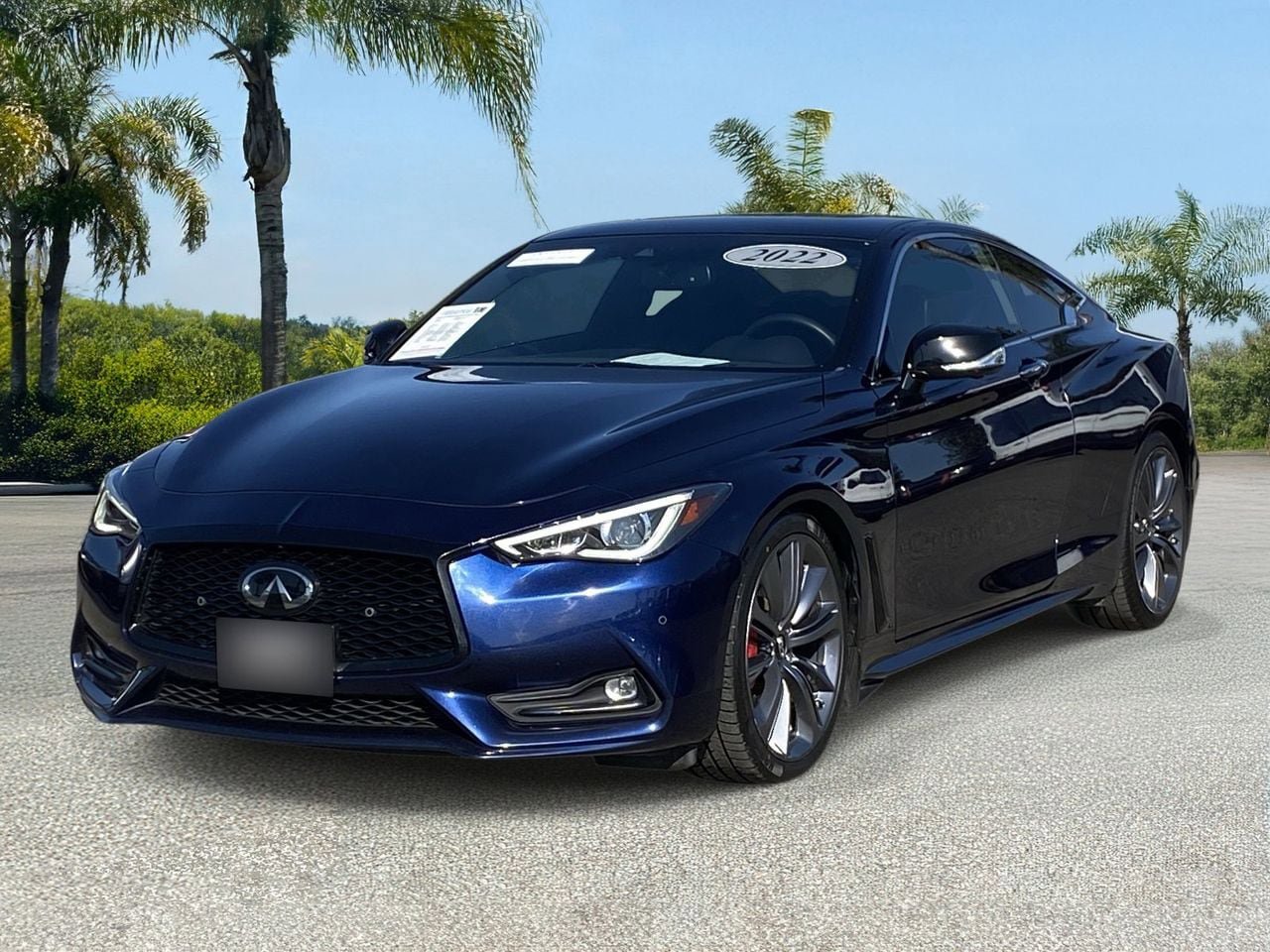 Certified 2022 INFINITI Q60 Red Sport 400 w/ Cargo Package RWD image 1