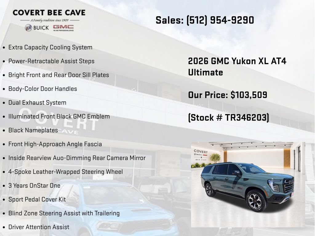New 2026 GMC Yukon XL AT4 Ultimate AWD/4WD image 37
