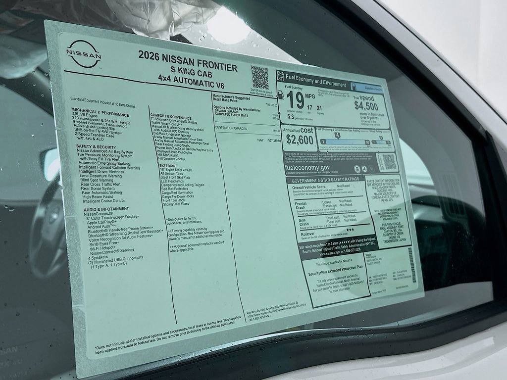 New 2026 Nissan Frontier S image 13