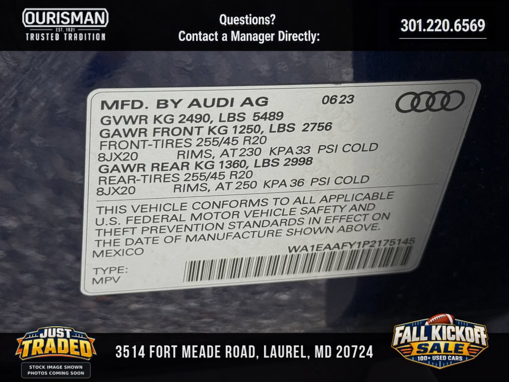 Used 2023 Audi Q5 2.0T Premium Plus w/ Premium Plus Package AWD/4WD image 42