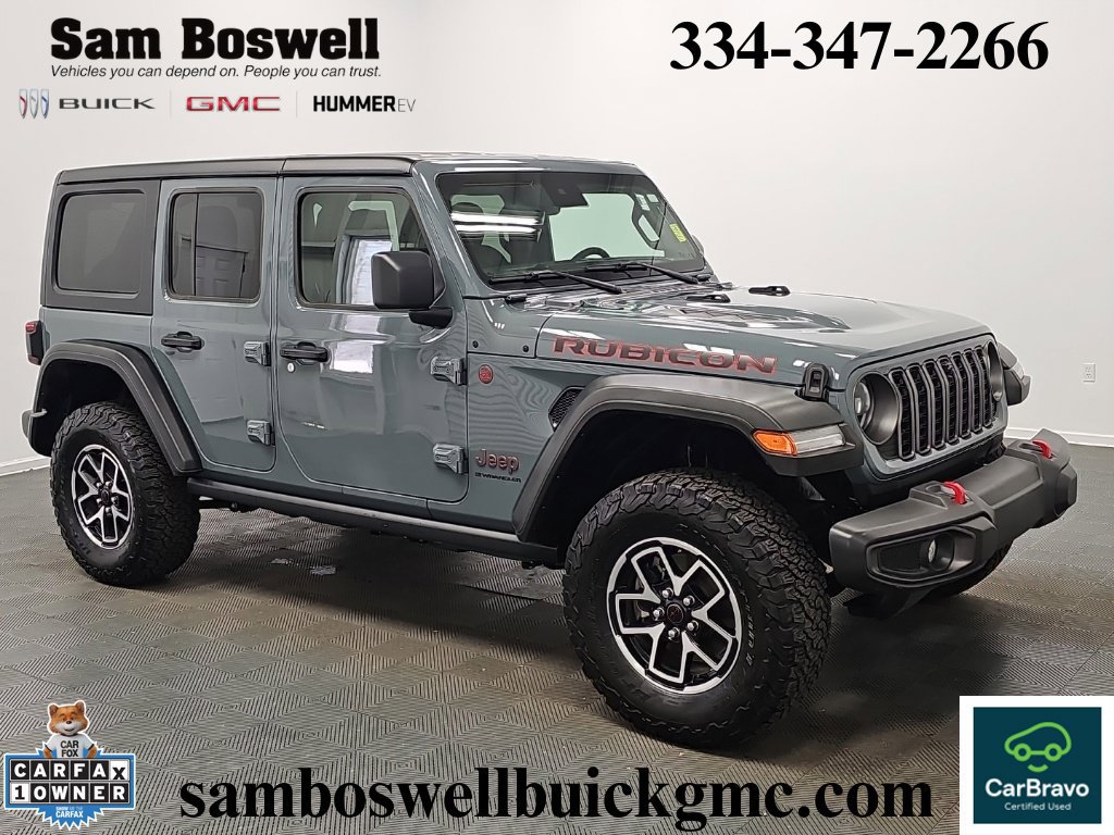 Used 2024 Jeep Wrangler Unlimited Rubicon w/ Technology Group