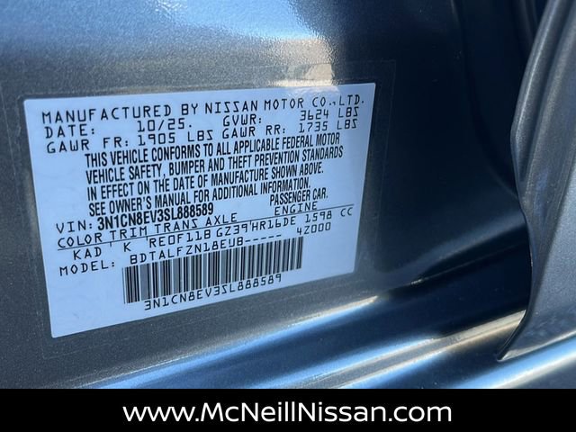 New 2025 Nissan Versa SV image 28