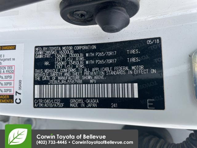 Used 2018 Toyota 4Runner TRD Off-Road Premium AWD/4WD image 24