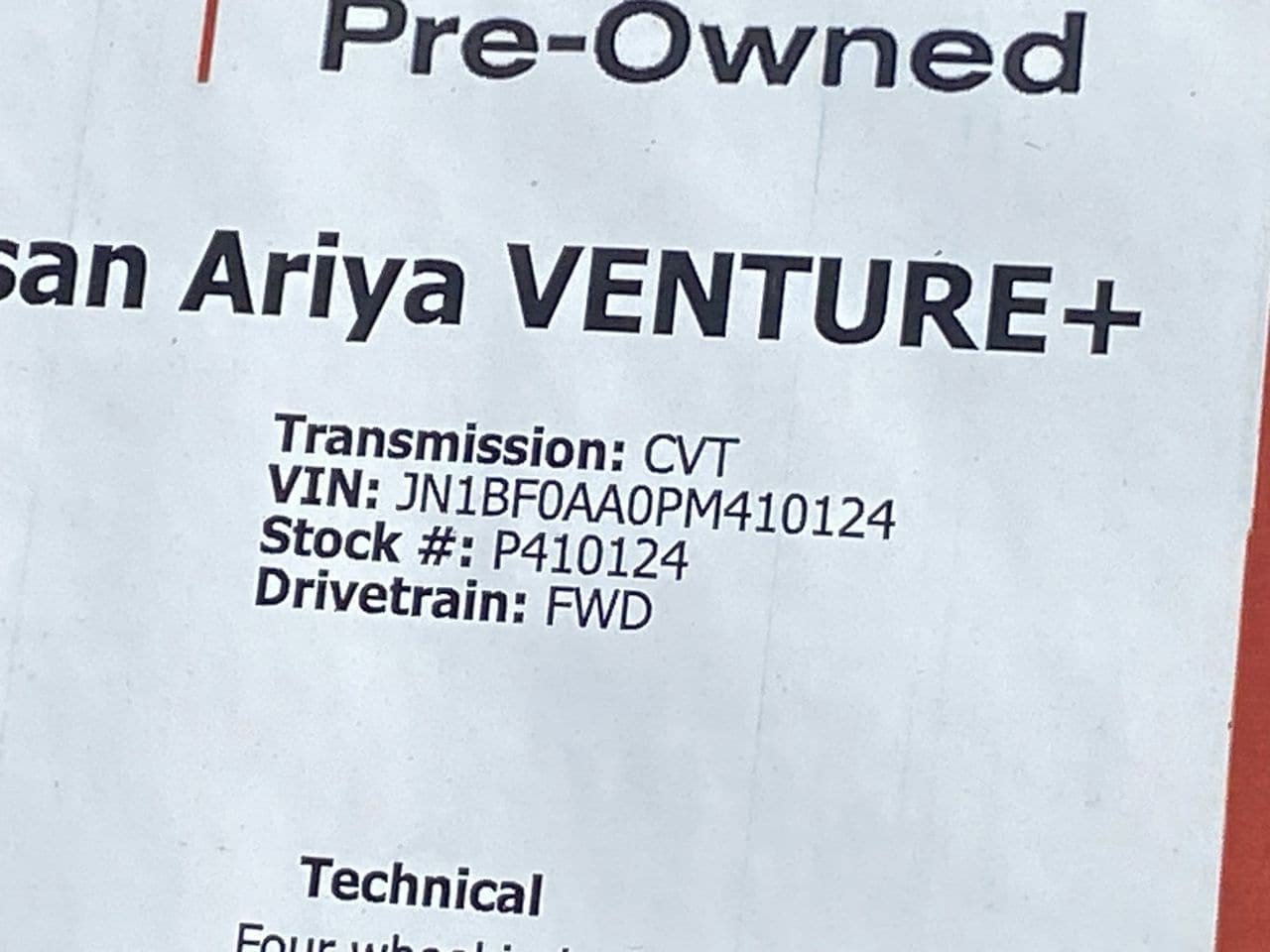 Certified 2023 Nissan Ariya FWD image 35