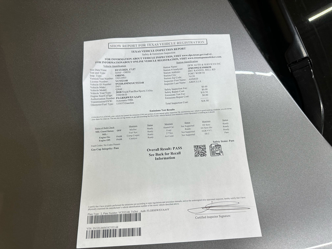 Used 2018 INFINITI QX60 Luxe image 46