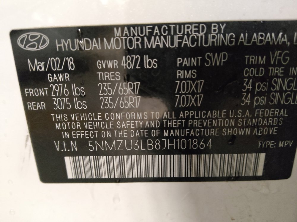 Used 2018 Hyundai Santa Fe Sport w/ 2.4L Value Package 02 image 33