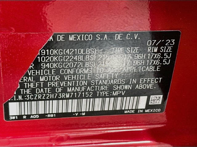 Certified 2024 Honda HR-V EX-L image 34