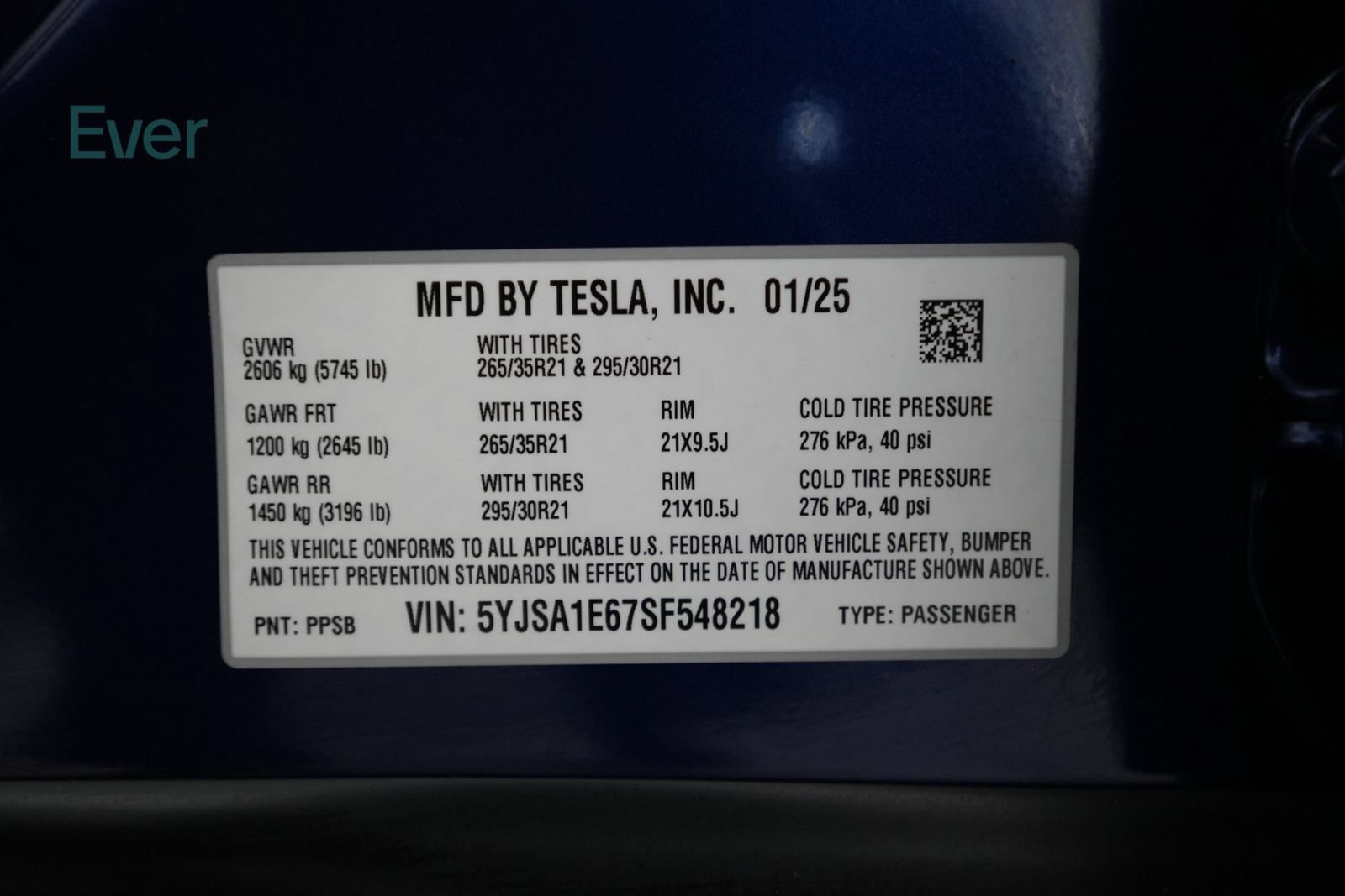 Used 2025 Tesla Model S Plaid AWD/4WD image 29