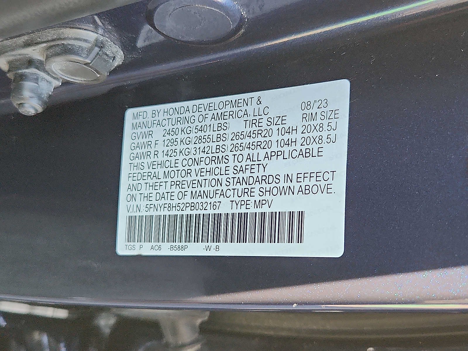Certified 2023 Honda Passport EX-L image 26