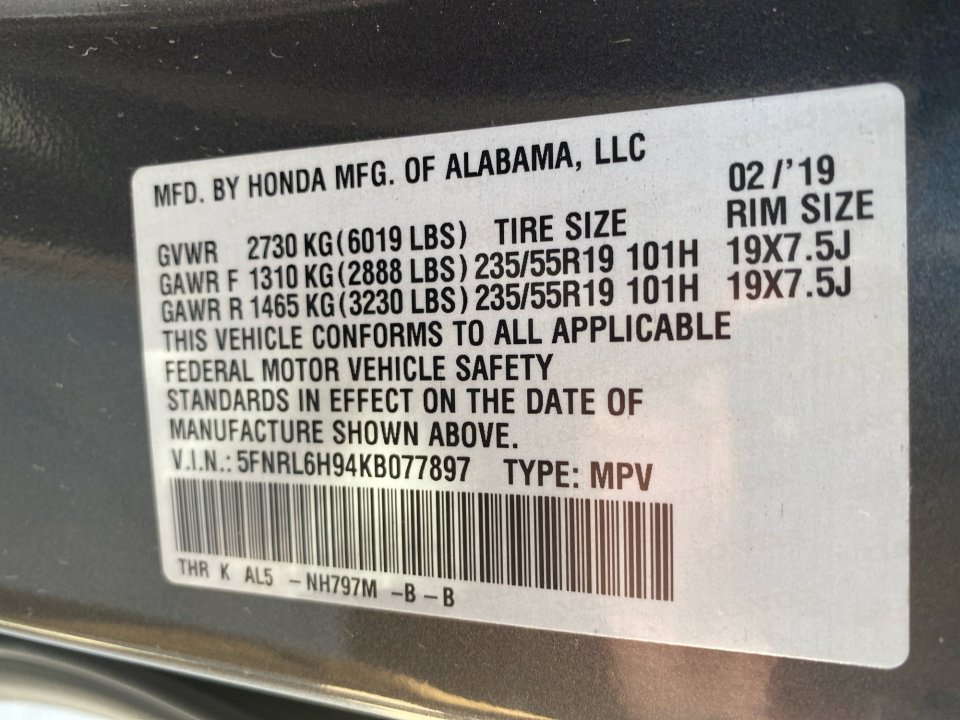 Used 2019 Honda Odyssey Elite image 39