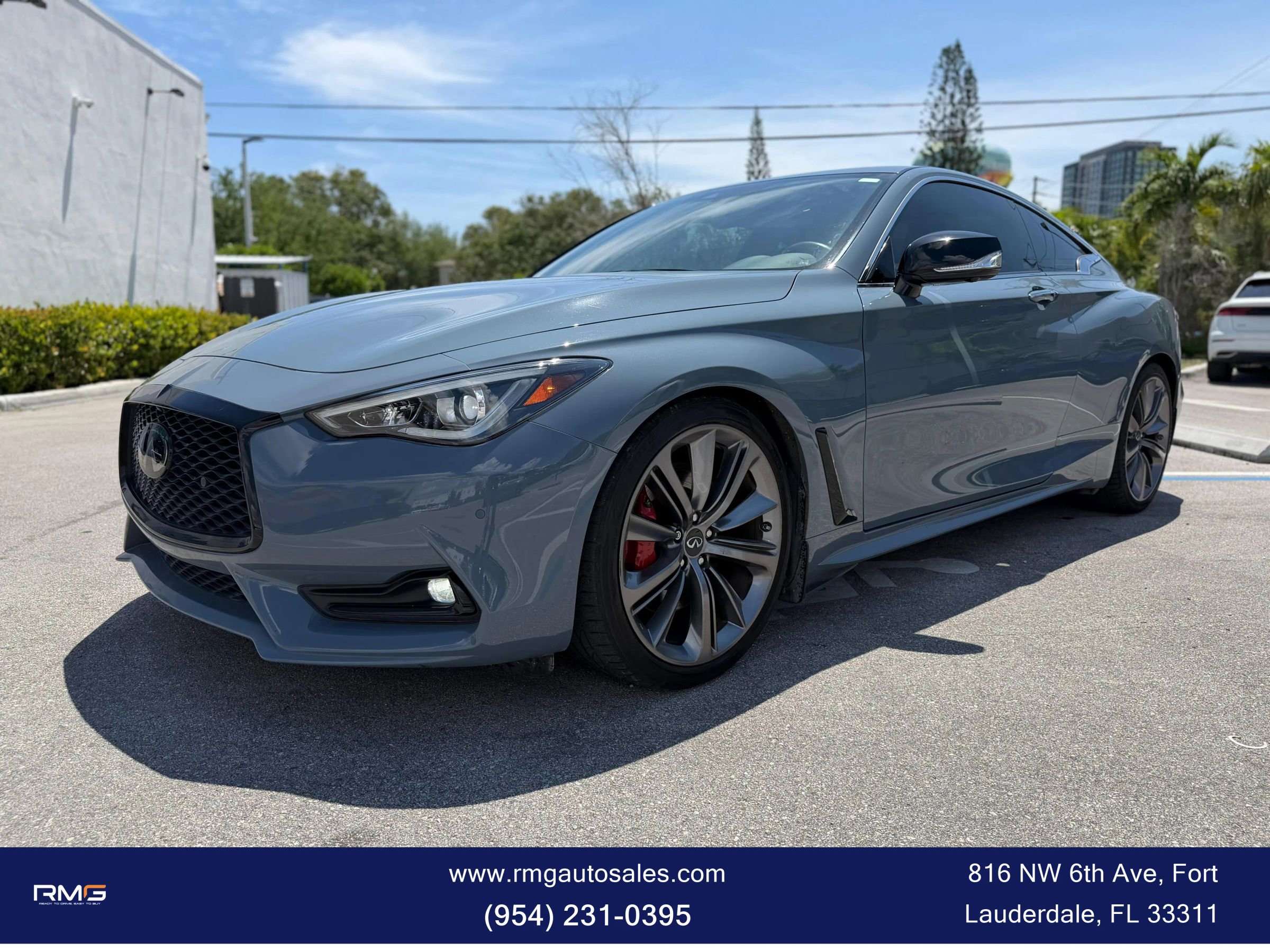 Used 2021 INFINITI Q60 Red Sport 400 w/ Cargo Package RWD image 2