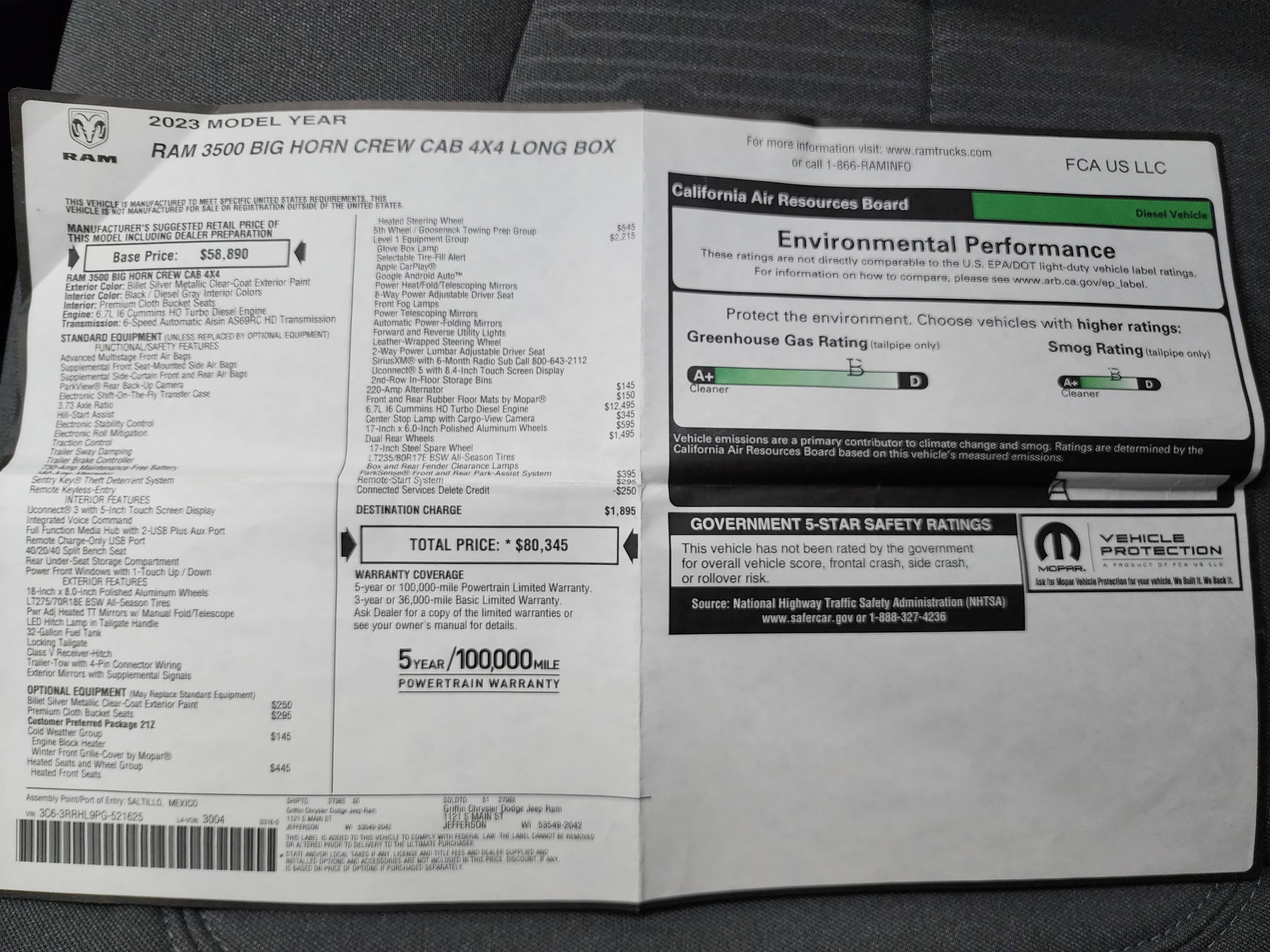 Used 2023 RAM 3500 Big Horn w/ Level 1 Equipment Group image 56