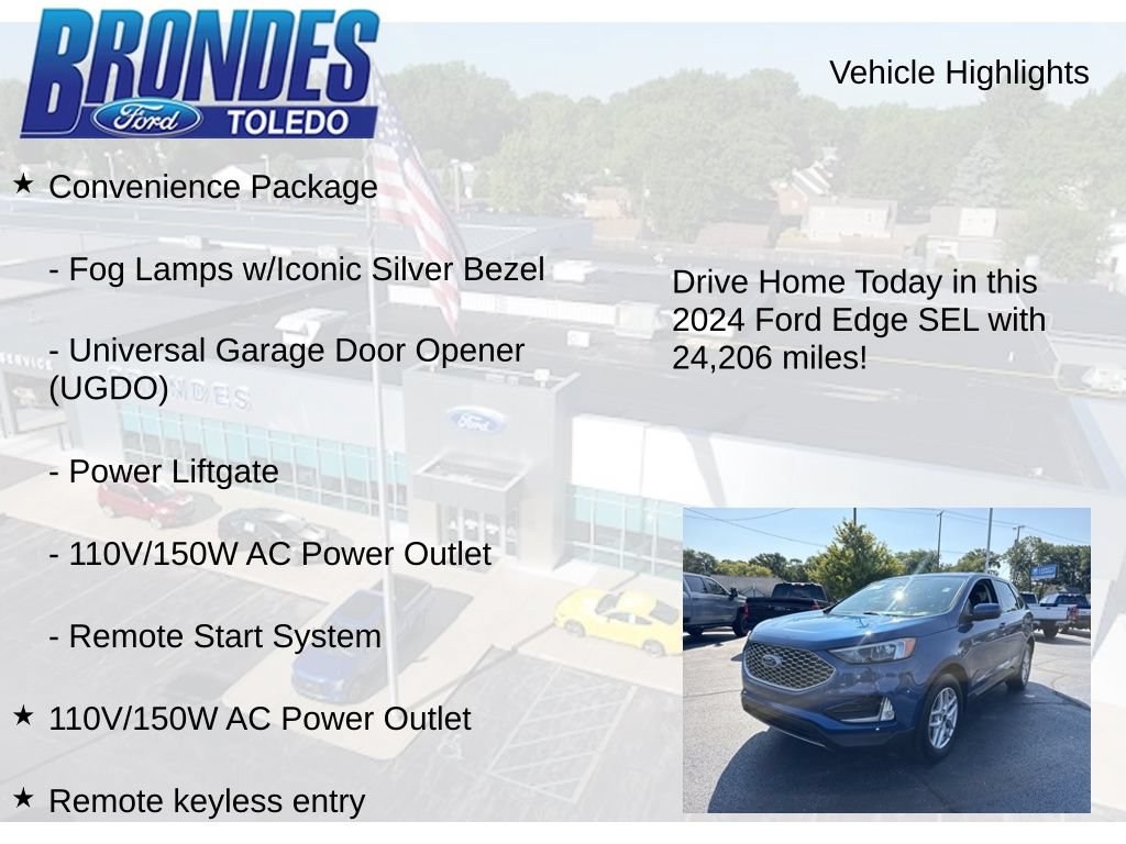 Used 2024 Ford Edge SEL w/ Convenience Package AWD/4WD image 12