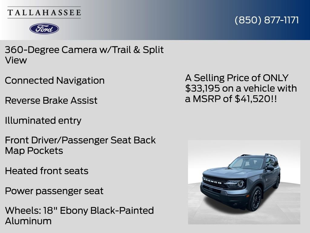 New 2025 Ford Bronco Sport Outer Banks w/ Outer Banks Tech Package+ AWD/4WD image 35