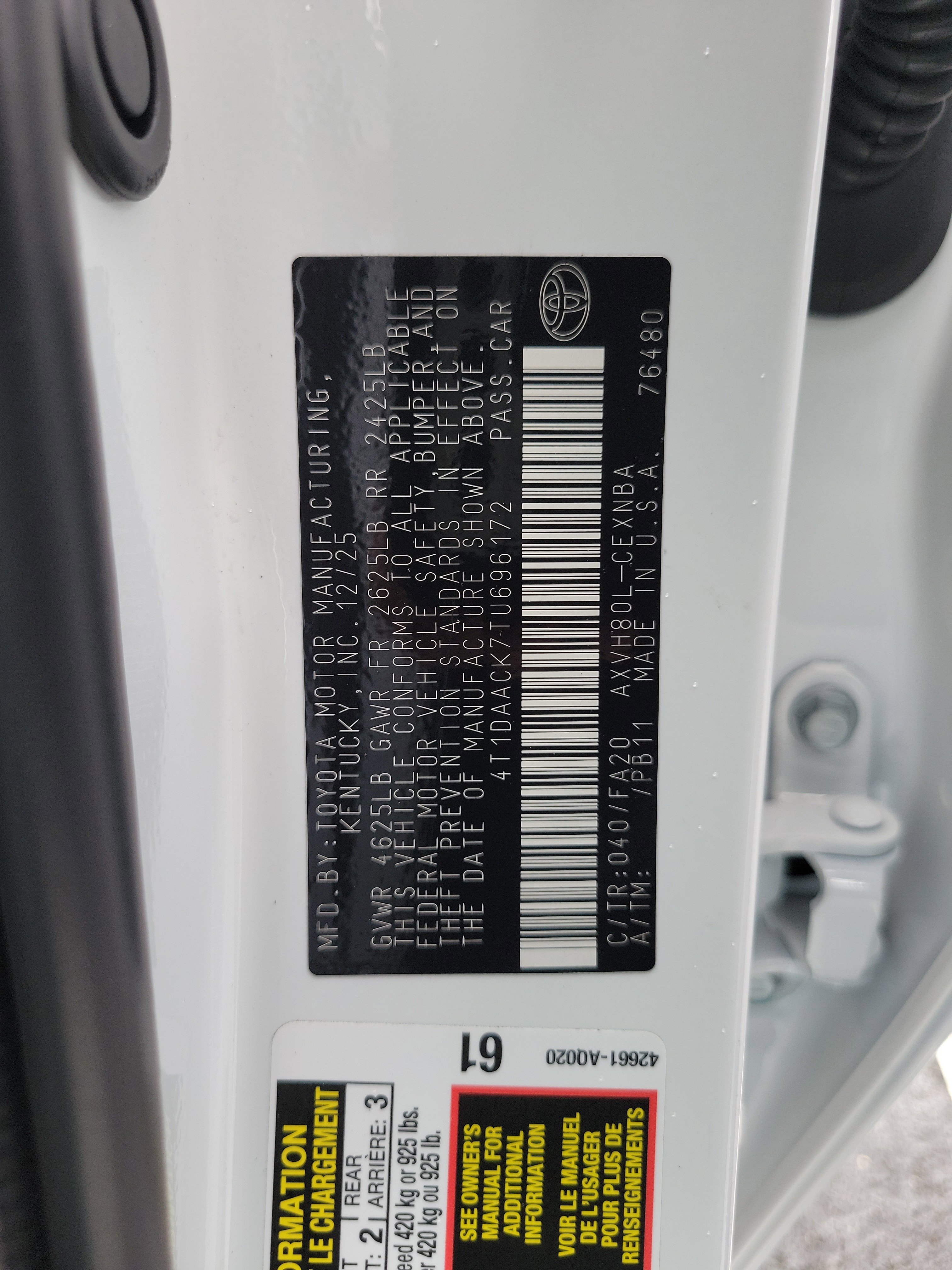 Used 2026 Toyota Camry LE w/ Convenience Package FWD image 30