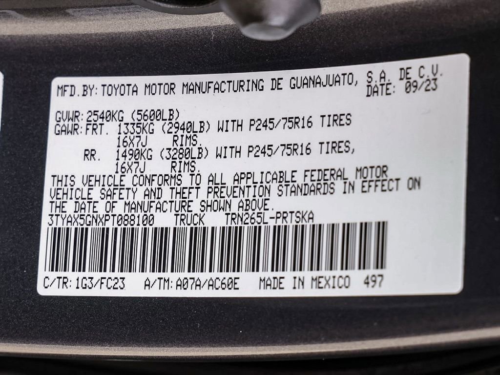 Used 2023 Toyota Tacoma SR5 RWD image 32