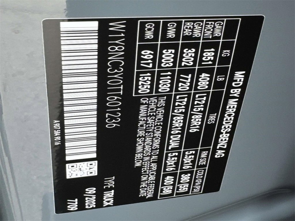 New 2026 Mercedes-Benz Sprinter 3500 image 28