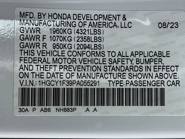 Certified 2023 Honda Accord EX image 31