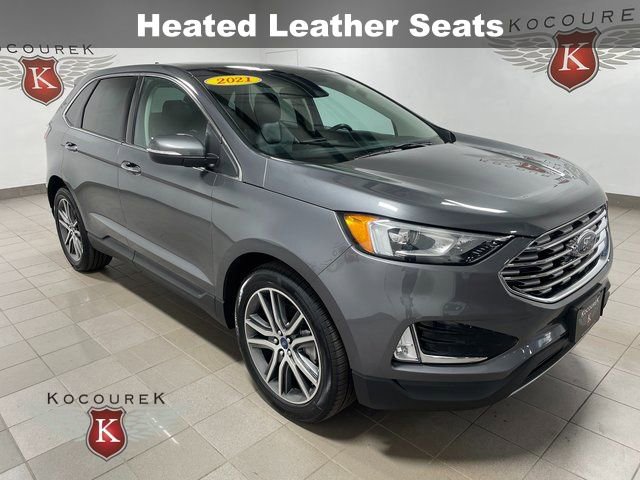 Used 2021 Ford Edge Titanium w/ Cold Weather Package AWD/4WD image 1