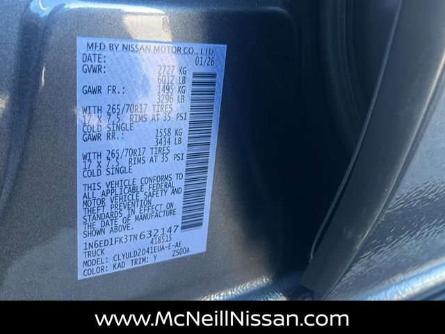 New 2026 Nissan Frontier PRO-4X image 28