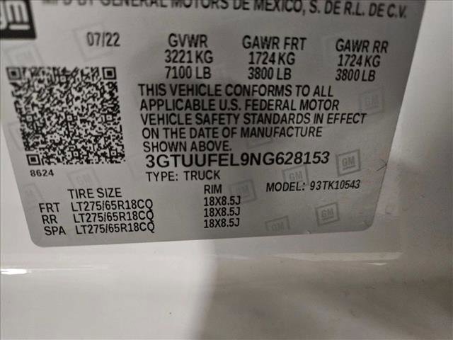 Used 2022 GMC Sierra 1500 AT4X image 23