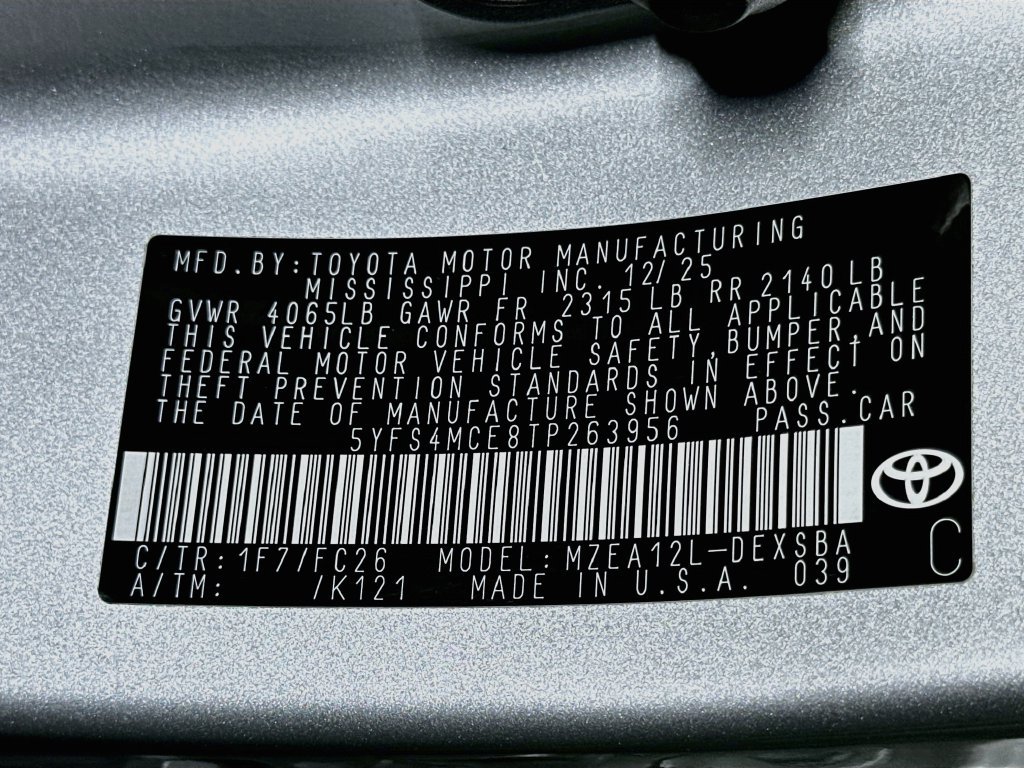Certified 2026 Toyota Corolla SE FWD image 21