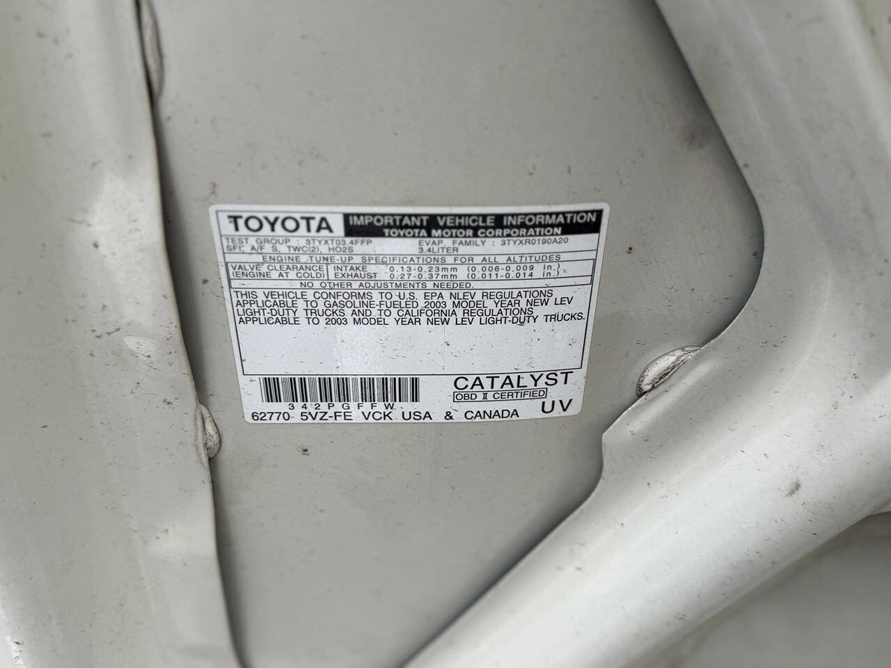 Used 2003 Toyota Tundra 2WD Regular Cab image 15