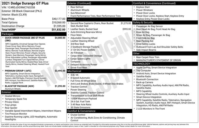 Used 2021 Dodge Durango GT AWD/4WD image 5