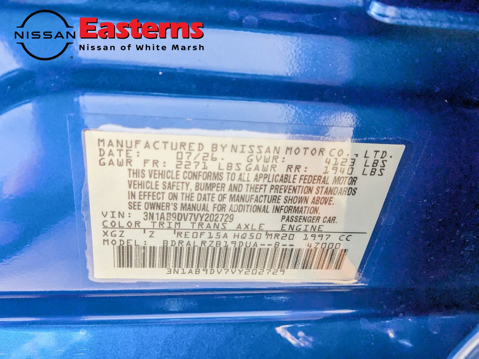 New 2027 Nissan Sentra SR w/ Floor Mat Package FWD image 26
