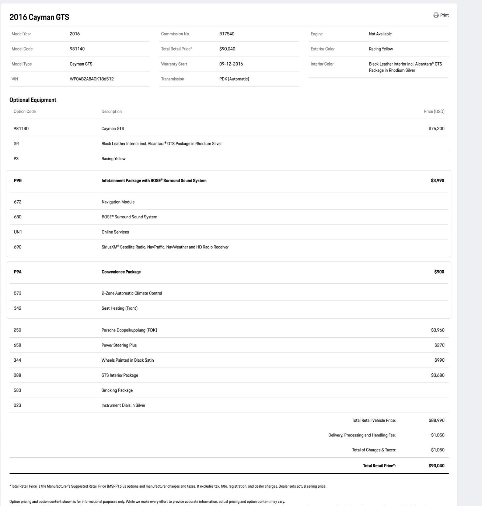 Certified 2016 Porsche Cayman GTS image 31