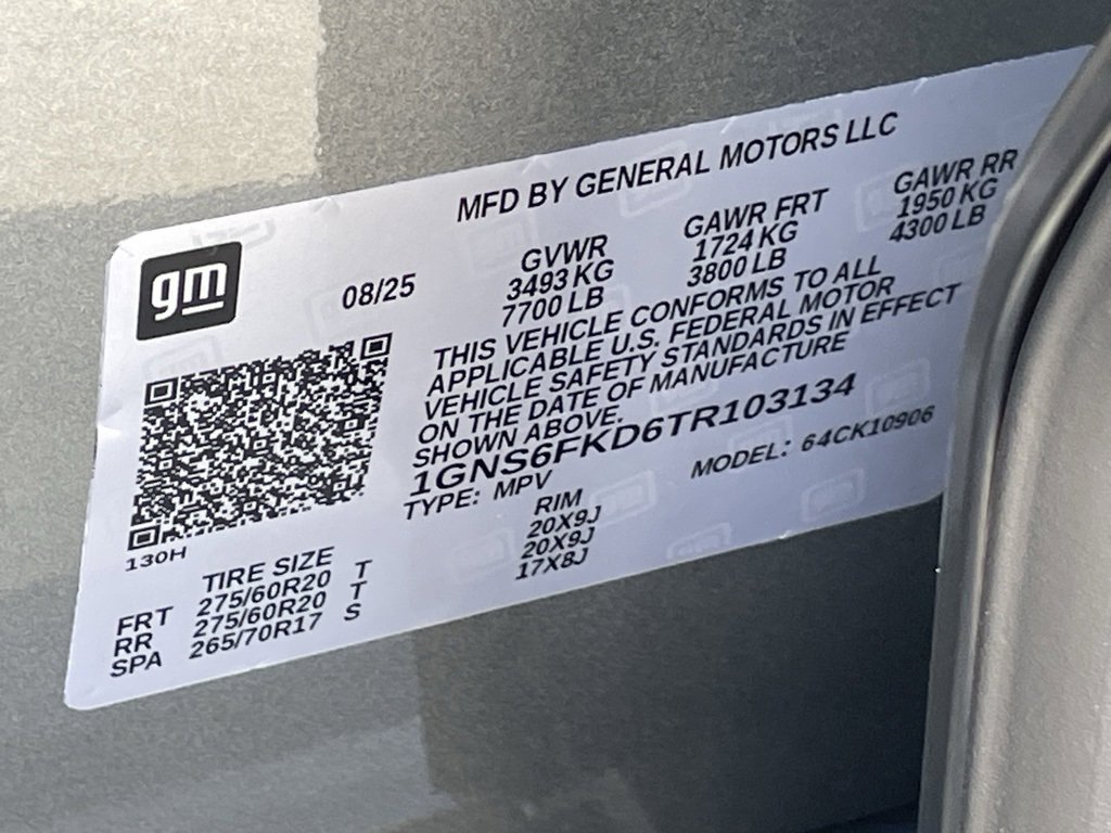 New 2026 Chevrolet Suburban Premier w/ Sun And Tow Package image 35