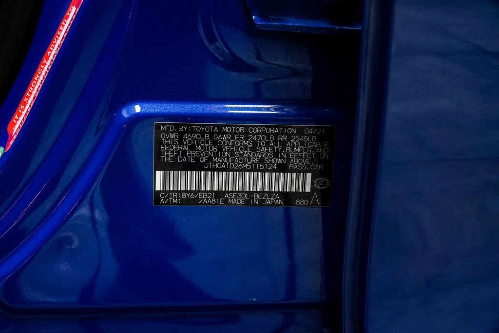 Used 2021 Lexus IS 300 300 w/ Comfort Package image 37