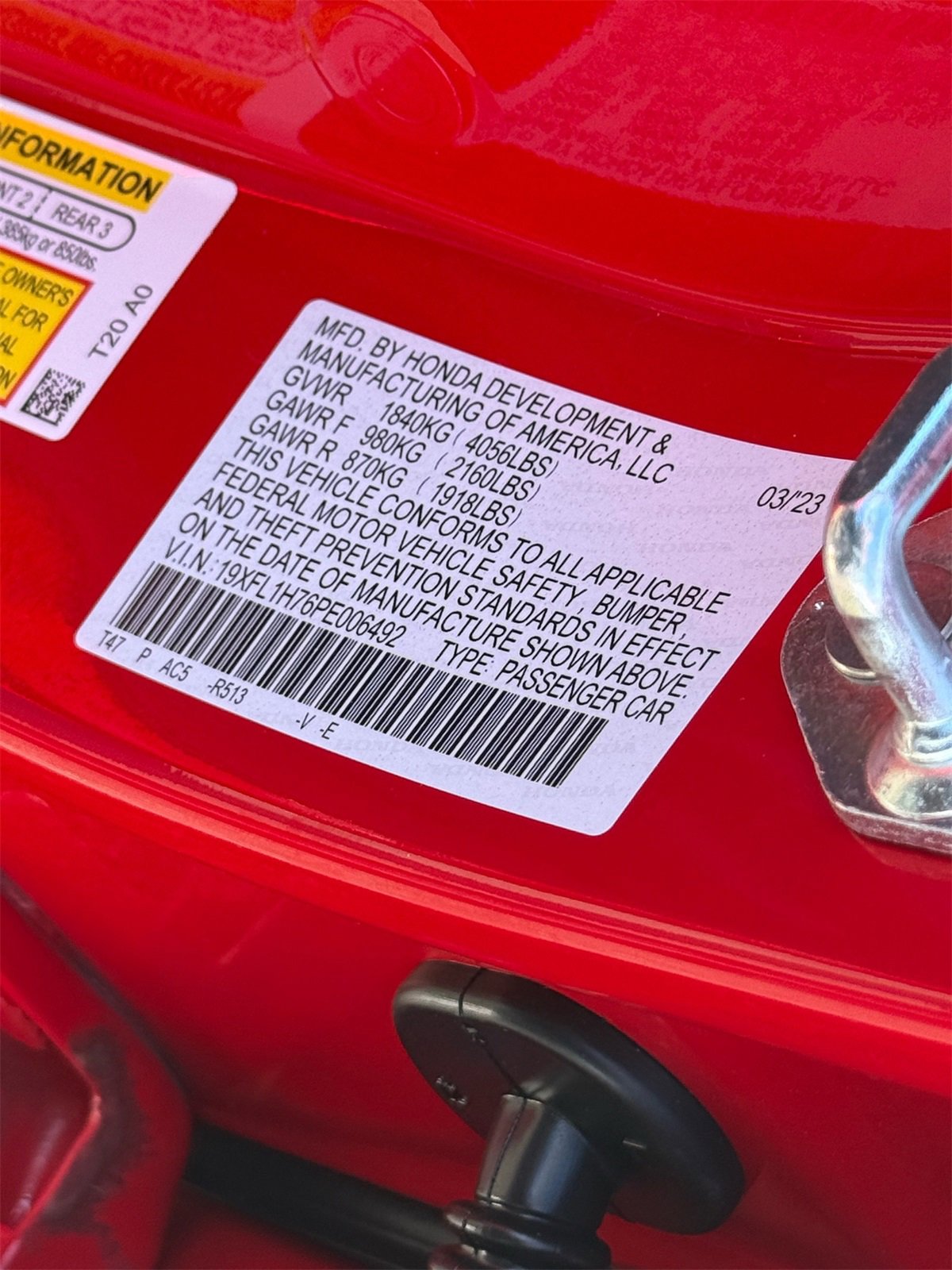 Certified 2023 Honda Civic EX-L image 33