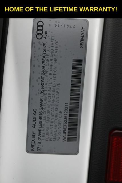 Used 2018 Audi A5 2.0T Premium Plus w/ Premium Plus AWD/4WD image 55